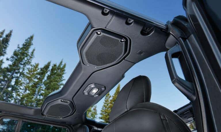 2018 Jeep Wrangler JL interior speakers