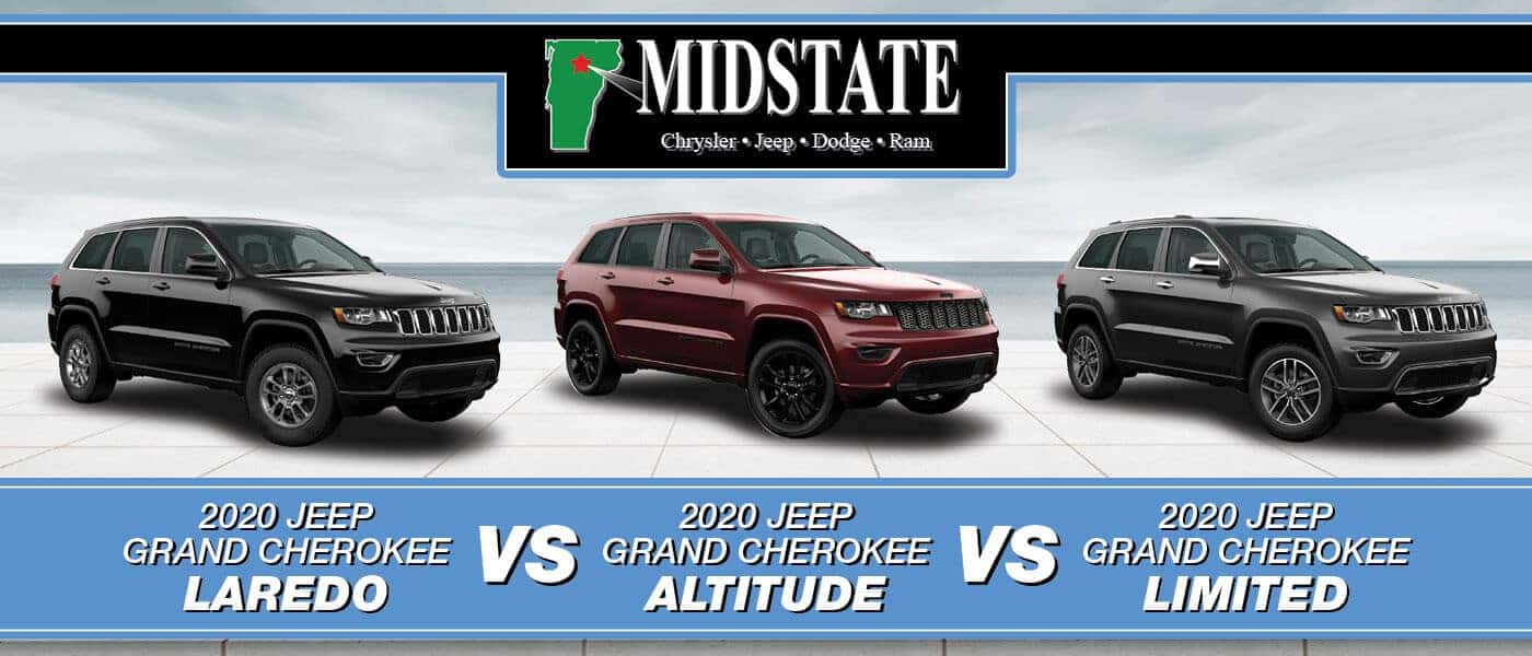 Jeep Grand Cherokee Laredo vs. Altitude vs. Limited Midstate CDJR