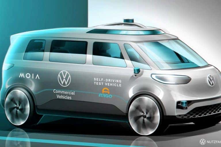 Volkswagen Is Manufacturing A Fully Autonomous Electric Taxi Vans by