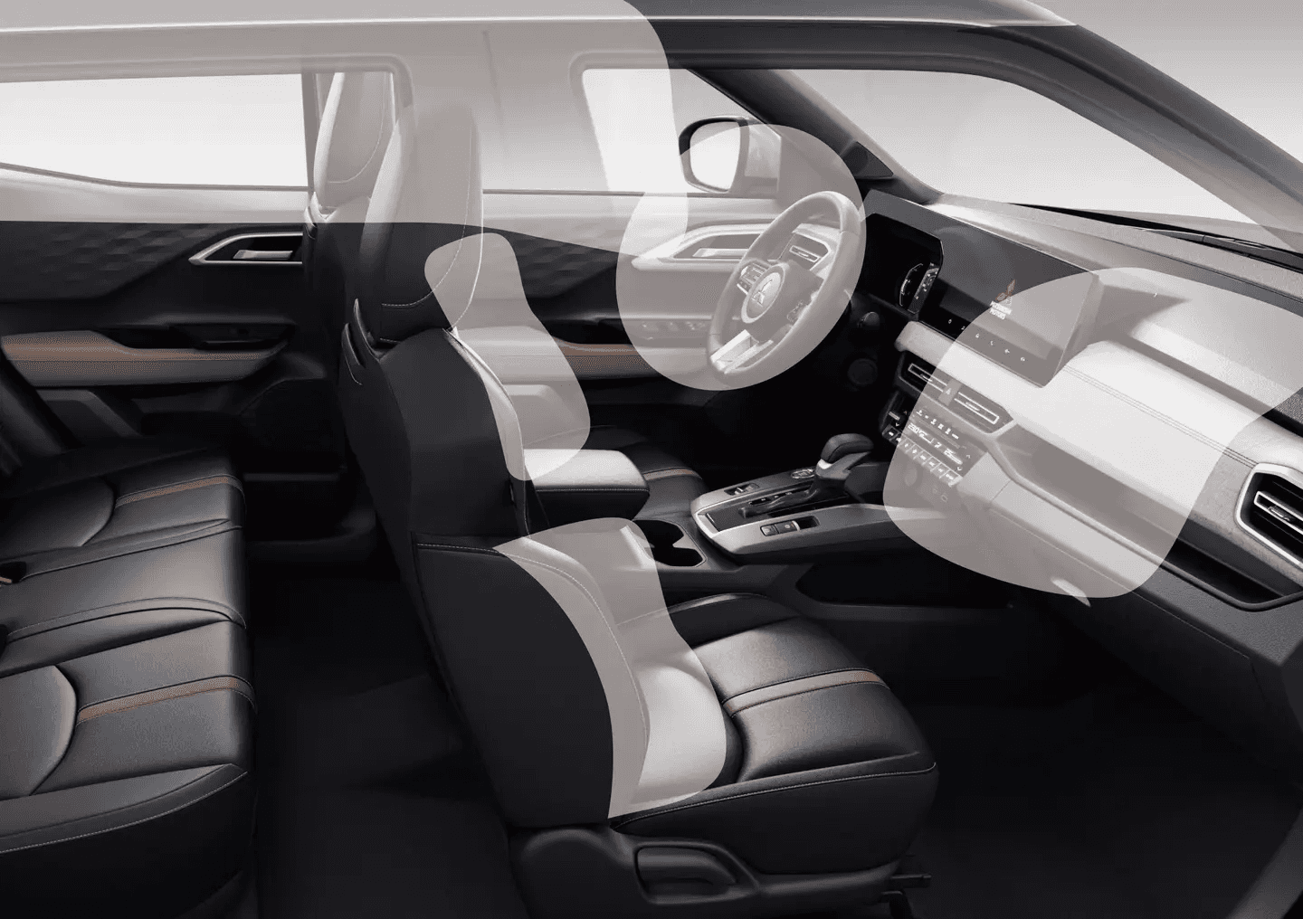2025 Mercedes-Benz CLA Coupe interior showcasing its spaciousness and modern design.