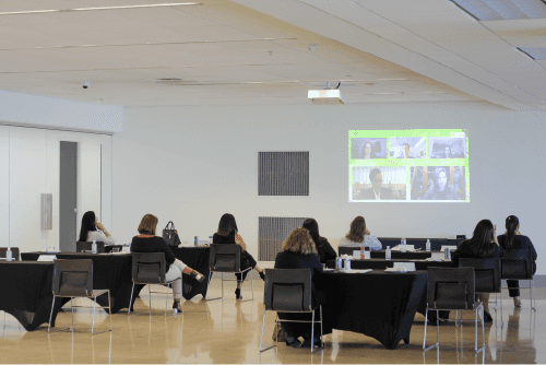 Attendees Watching Online Event