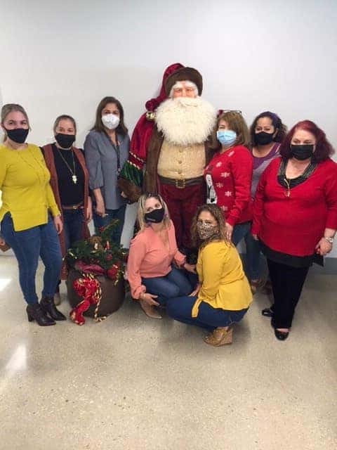 A group of employees