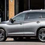 Silver 2020 INFINITI QX60 on Street