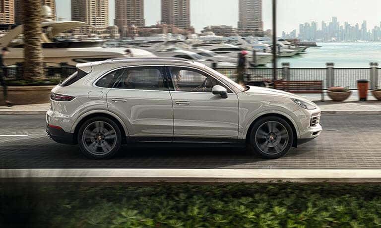 2021 Porsche Cayenne driving