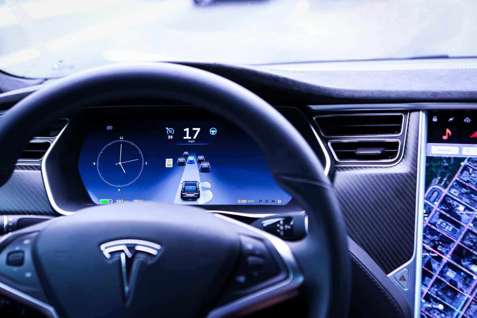 2019 Tesla Model S Dashboard Technology