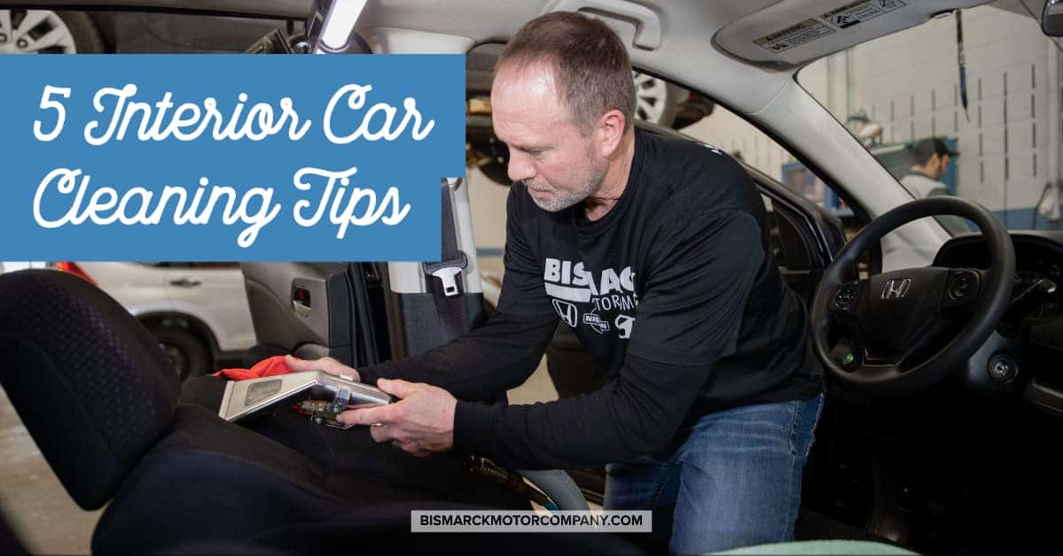 Cleaning the car interior in 5 steps 