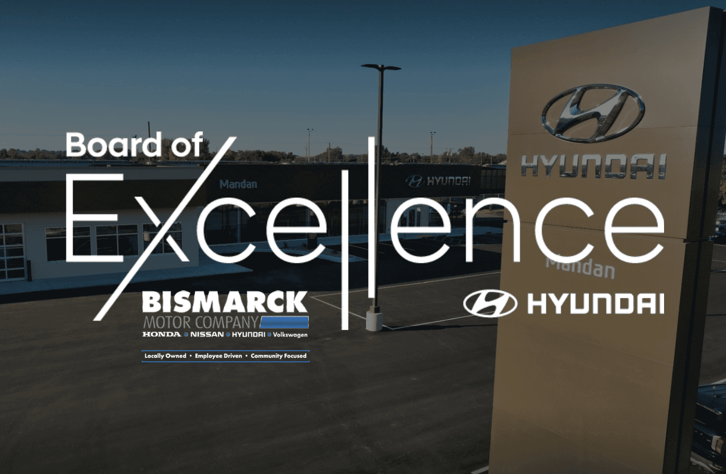 Hyundai of Mandan/Bismarck Motor Company Receives 2022 Hyundai Board of
