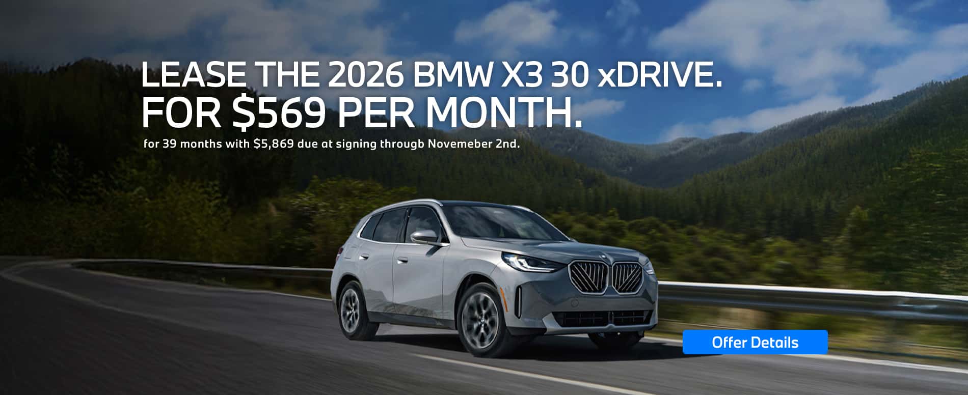 X3 Lease Offer