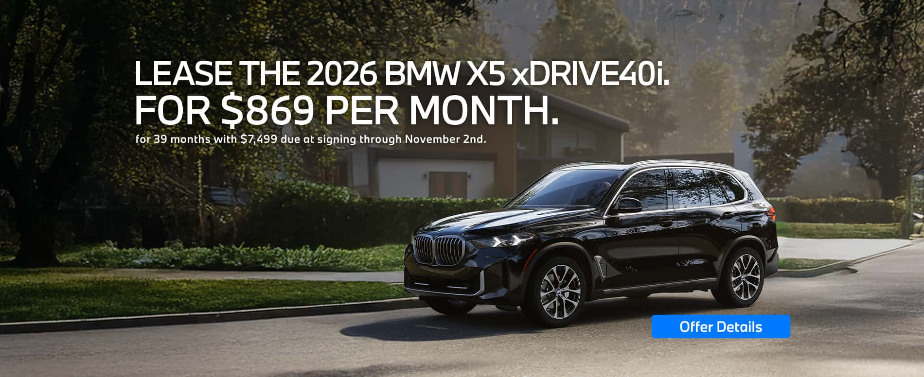 X5 Lease Offer