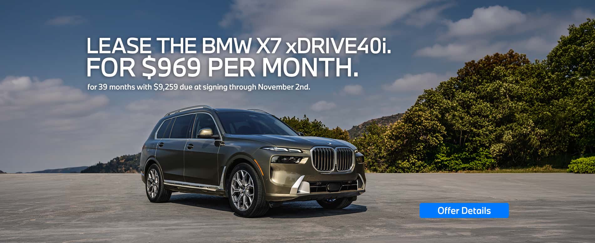 X7 Lease Offer