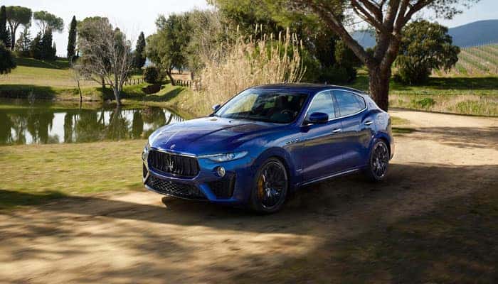 2019 Maserati Levante Driving on Dirt Road