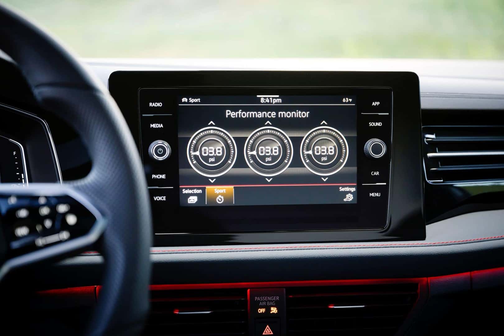 The Trustworthy Performance Monitor Of The Good Looking 2025 Volkswagen Jetta GLI