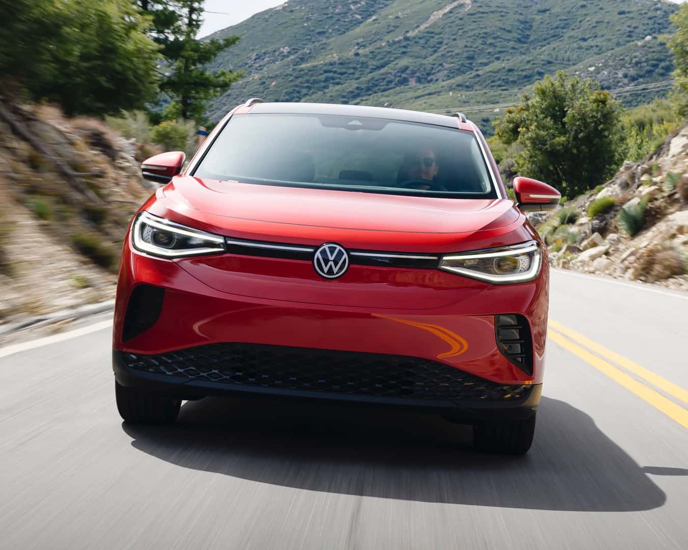 2024 Volkswagen ID.4 Aurora Red Metallic