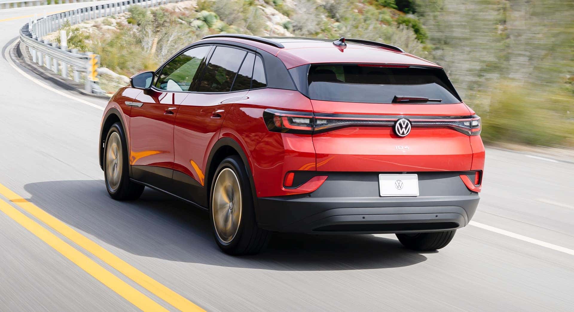 2024 Volkswagen ID.4 Aurora Red Metallic rear