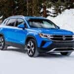 2024 Volkswagen Taos Cornflower Blue winter