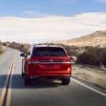 2024 Volkswagen Atlas Aurora Red Metallic rear