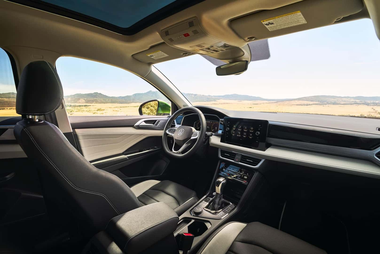 2025 Volkswagen Taos front seat interior