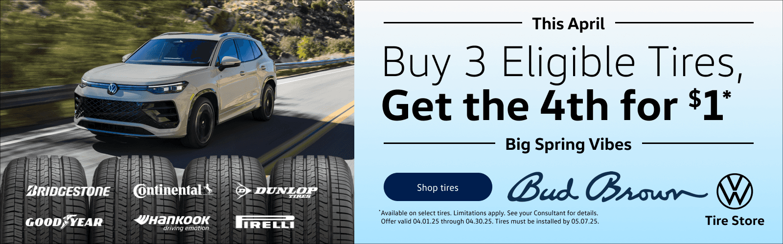 April Tire Sale