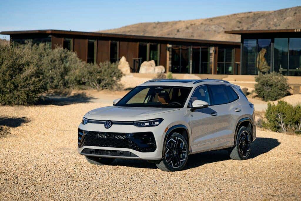 2025 Volkswagen Tiguan R-Line Rear View Parked at Home 