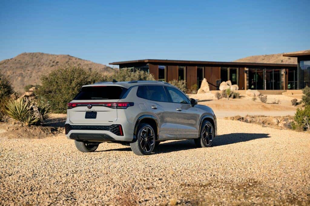 2025 VW Tiguan R-Line Rear View Parked at Home 