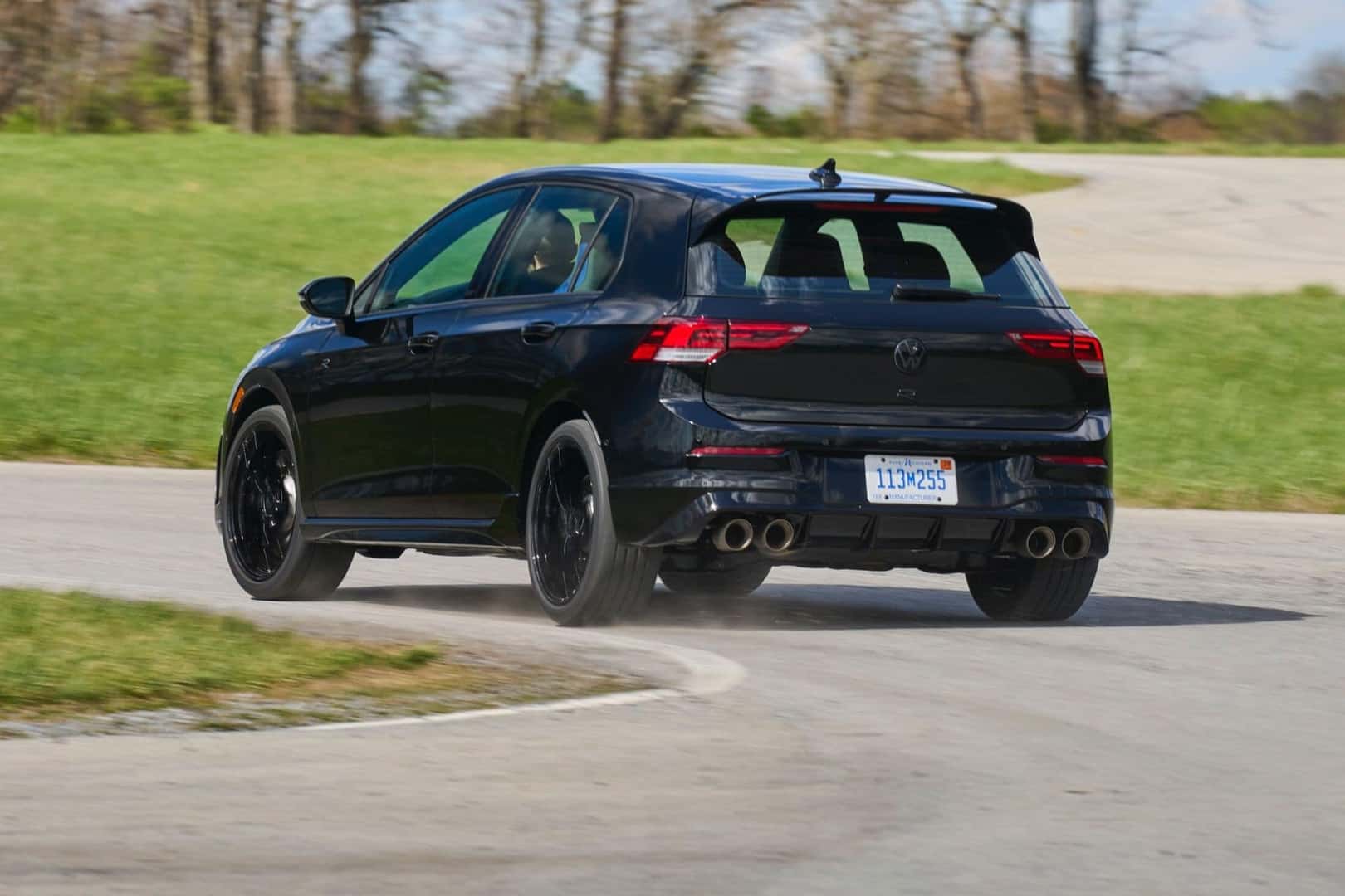 The Backside Of The Fabulous And Must Buy 2025 VW Golf R Black Edition