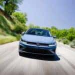 The Performance Superior Compared To The Kia K4: The Volkswagen Jetta Cruising On Country Roads
