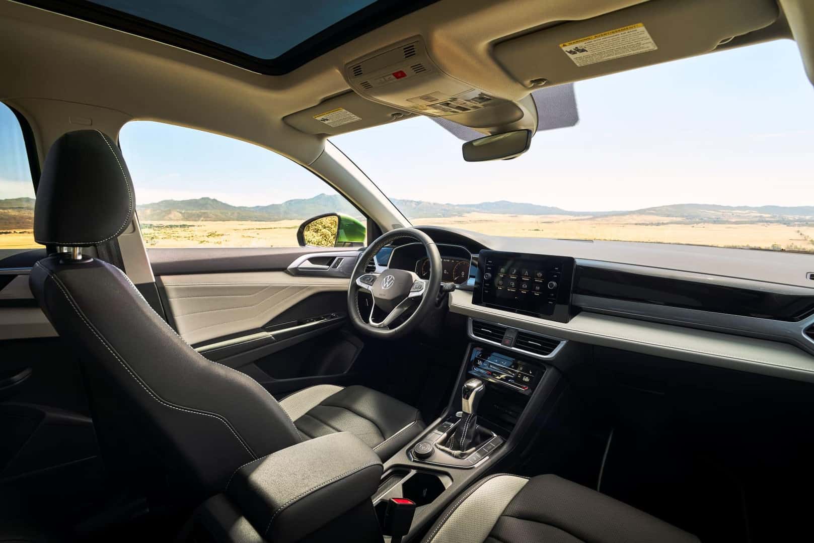 The Fanciful Interior Of The Comfortable Volkswagen Taos