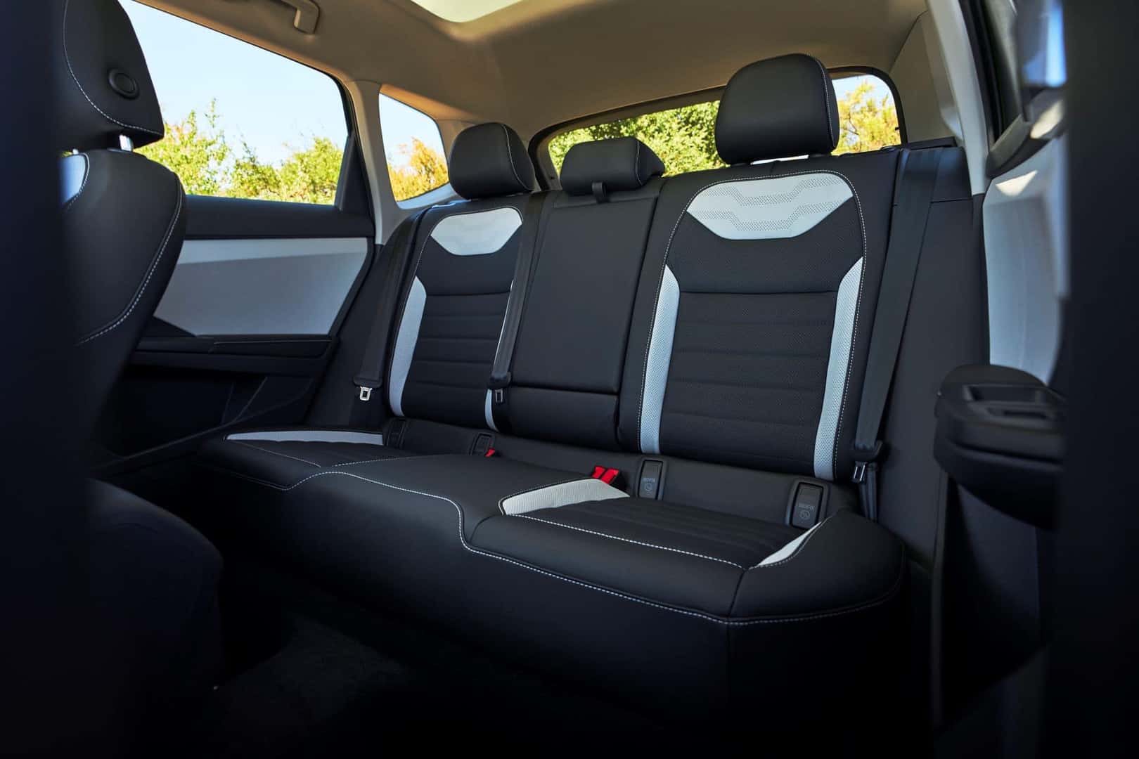 The Black Trimmed Interior Of The Affordable Volkswagen Taos
