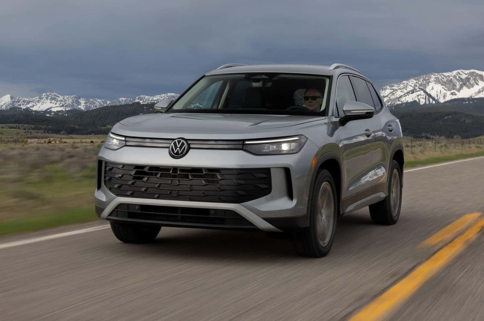 The Gorgeous Grey Tiguan Riding The Road With A Vision