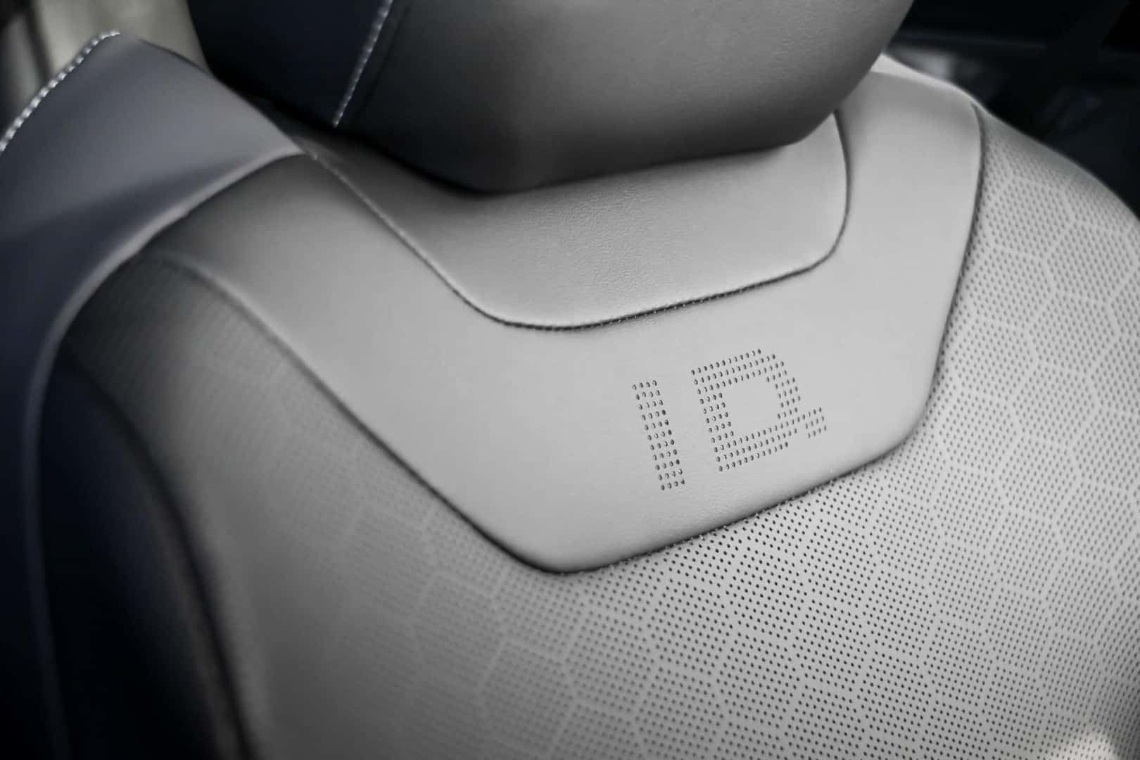 The Comfortable And Sophisticatedly Designed 2024 Volkswagen ID.4's Seats, With ID. On The Leather Seats