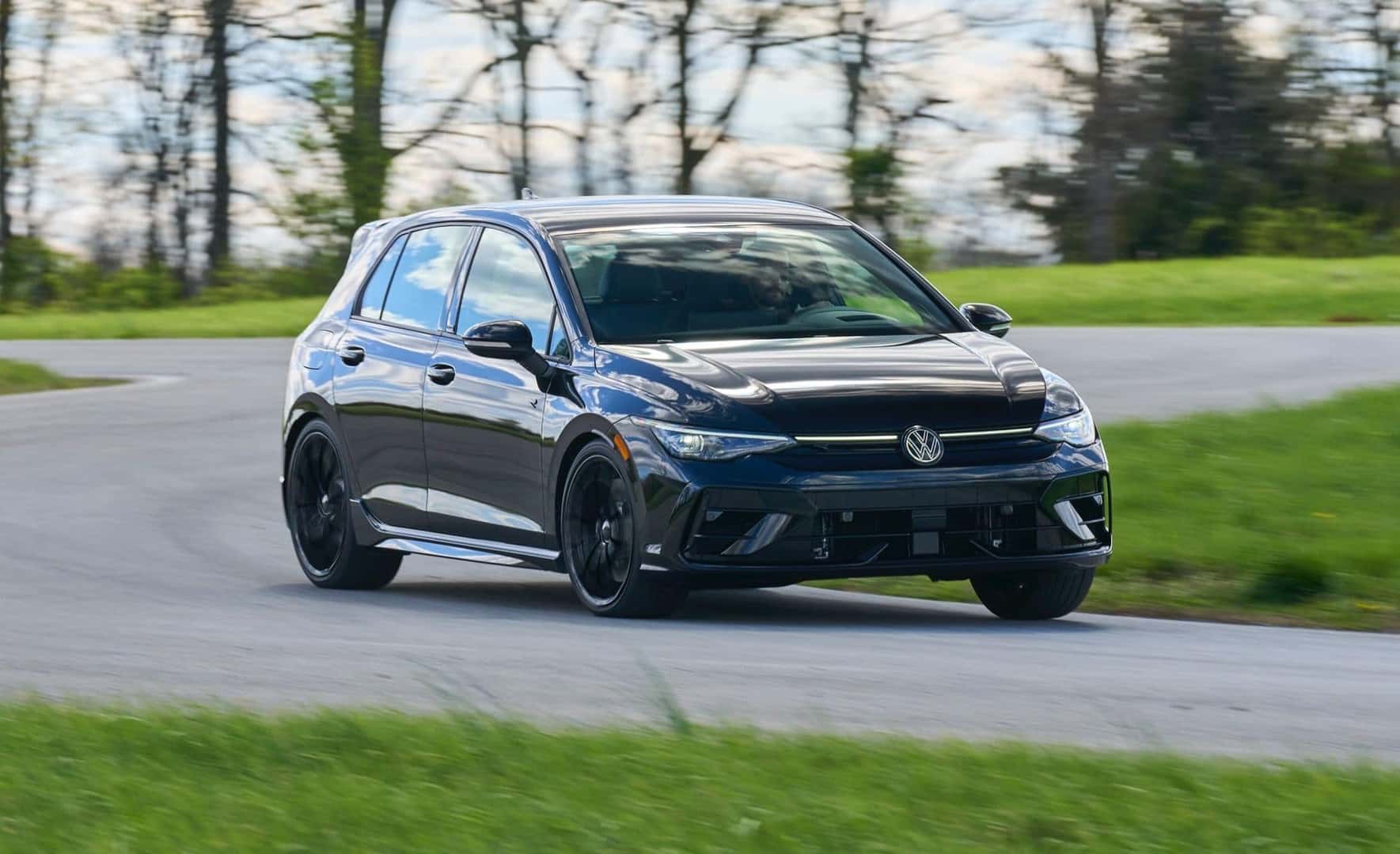 The Finely Trimmed Golf-R Black Edition Making Those Hard Twists And Turns