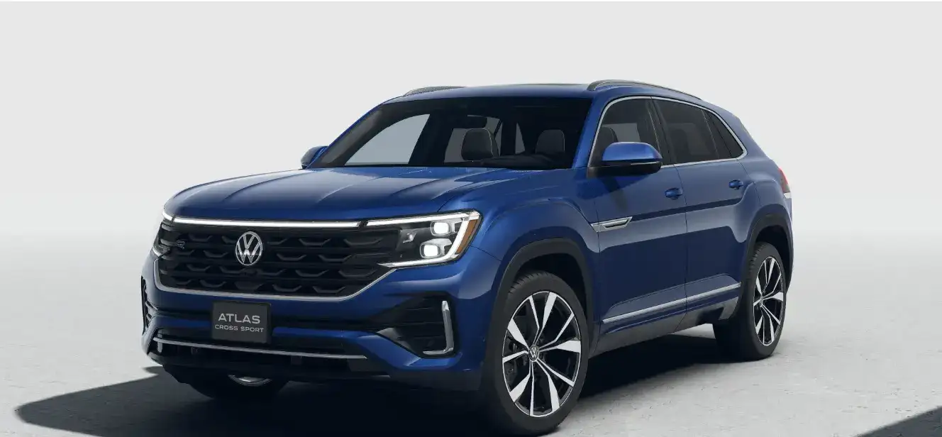 2026 VW Atlas Cross Sport Mountain Lake Blue Metallic