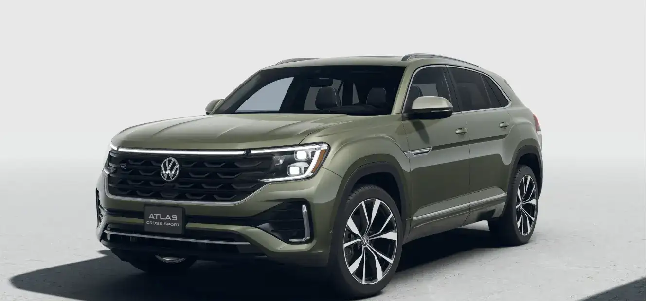 2026 VW Atlas Cross Sport Avocado Green Metallic