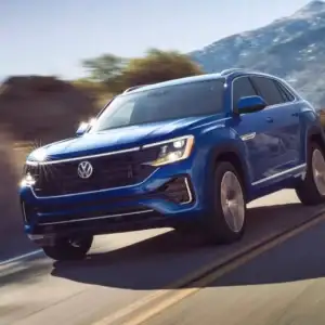 2026 VW Atlas Cross Sport in Motion