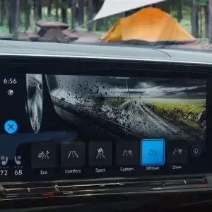 2026 VW Atlas Cross Sport Infotainment Display