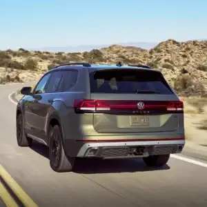 2026 Volkswagen Atlas on Winding Road