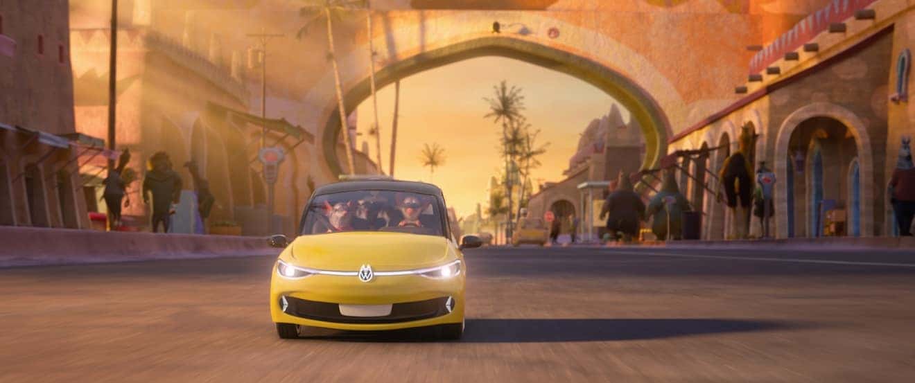 Yellow VW in Zootopia