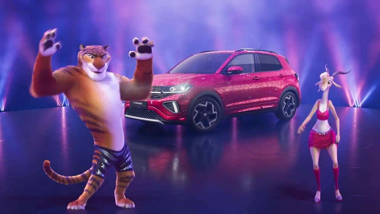 Red VW in Zootopia