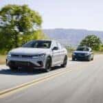 2026 Volkswagen Jetta GLI Driving Driver Front End View