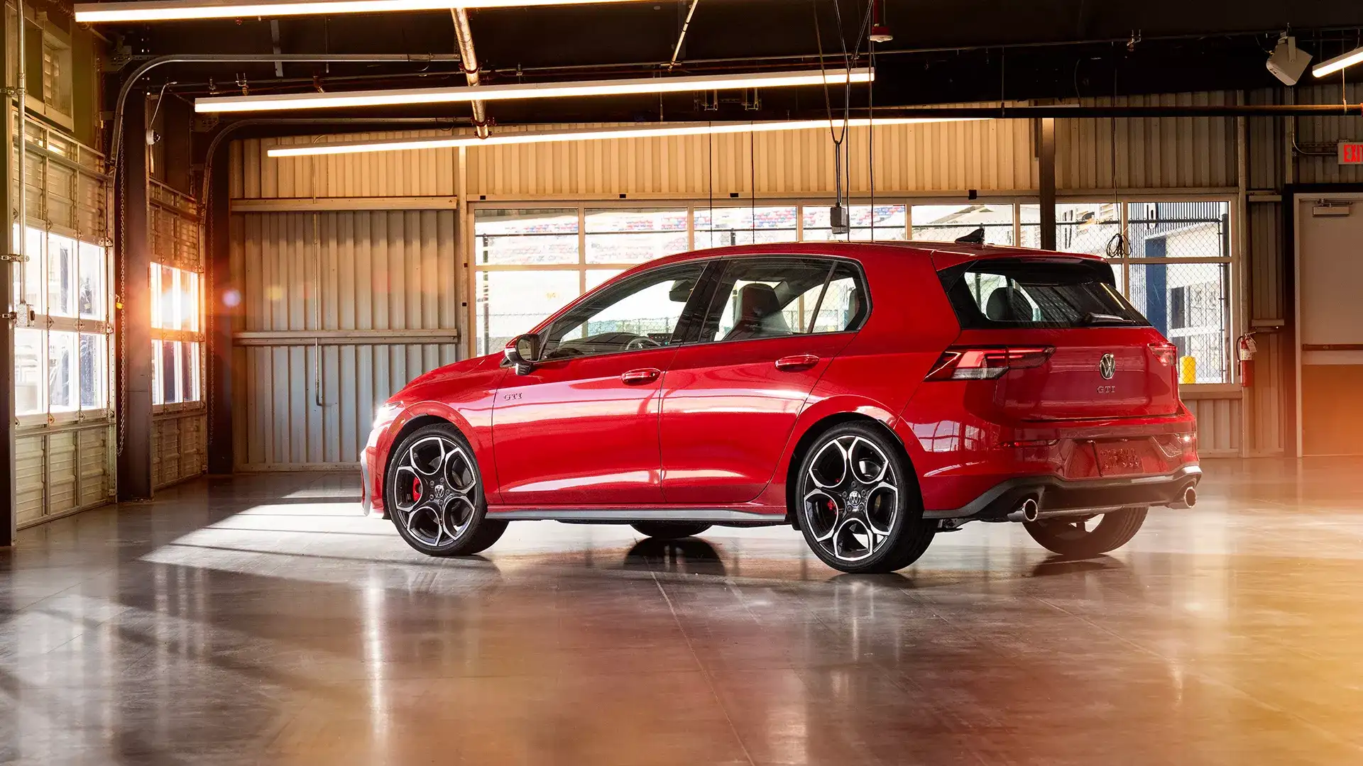 2026 Volkswagen Golf GTI Driver's Side and Rear Profile