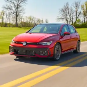 2026 Volkswagen Golf GTI in Motion