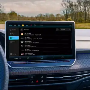 2026 VW Golf R Infotainment Display