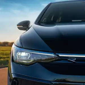 2026 VW Golf R Front End Closeup