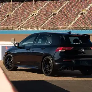 2026 VW Golf R Driver and Rear View