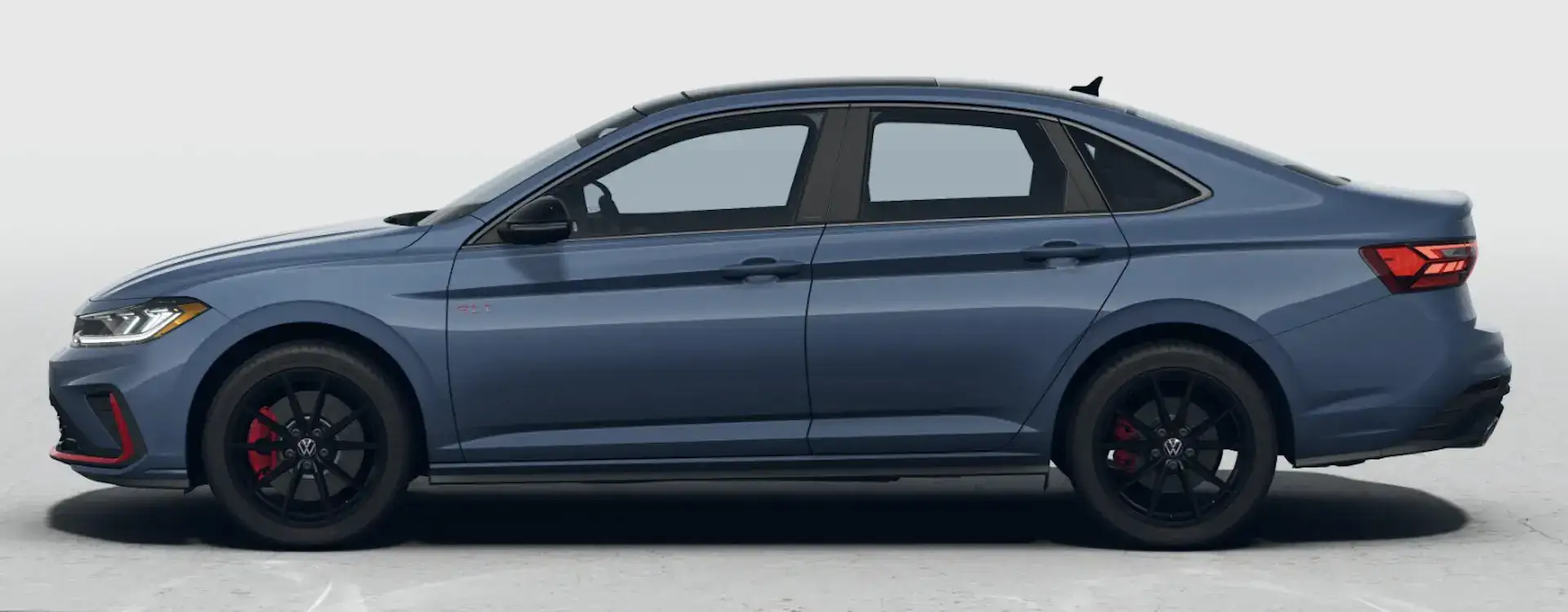2026 VW Jetta GLI Monterey Blue Pearl Deep Black Pearl