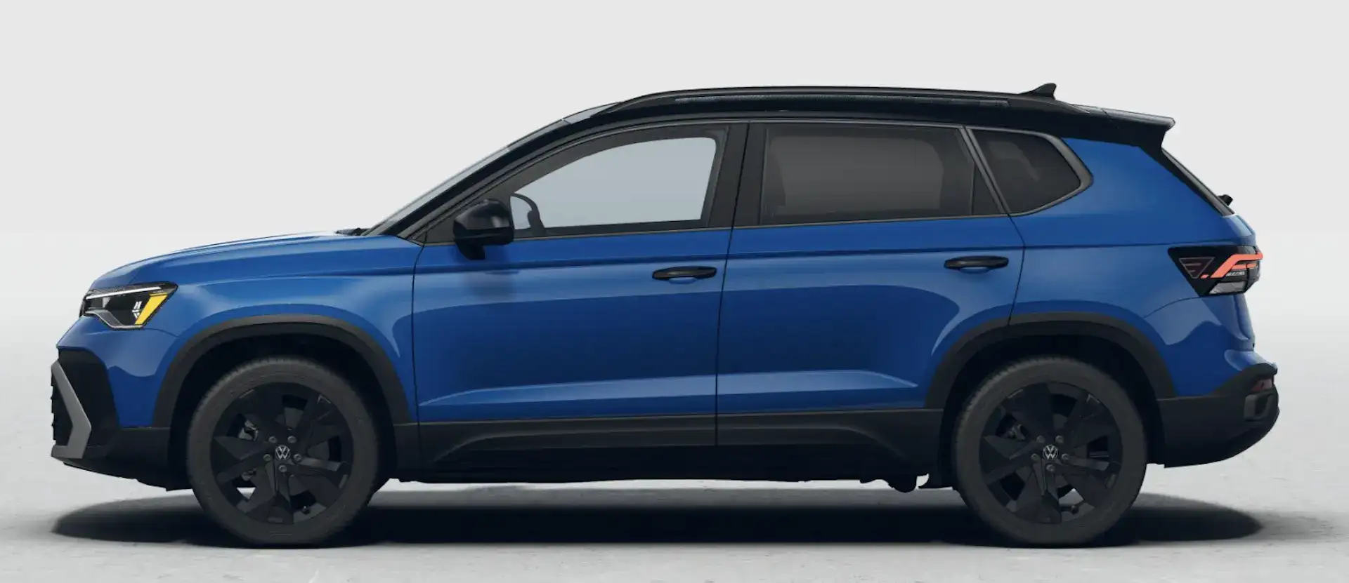 2026 VW Taos Cornflower Blue with Deep Black Pearl Roof