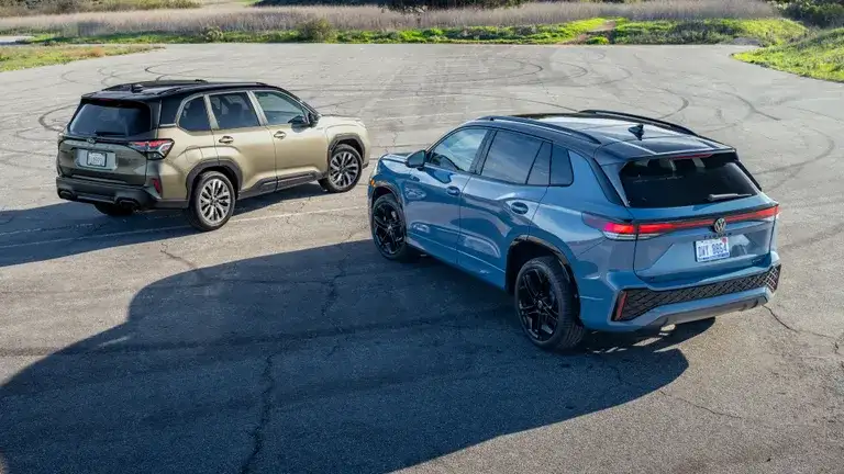 VW Tiguan Compared to Forester Rear Views