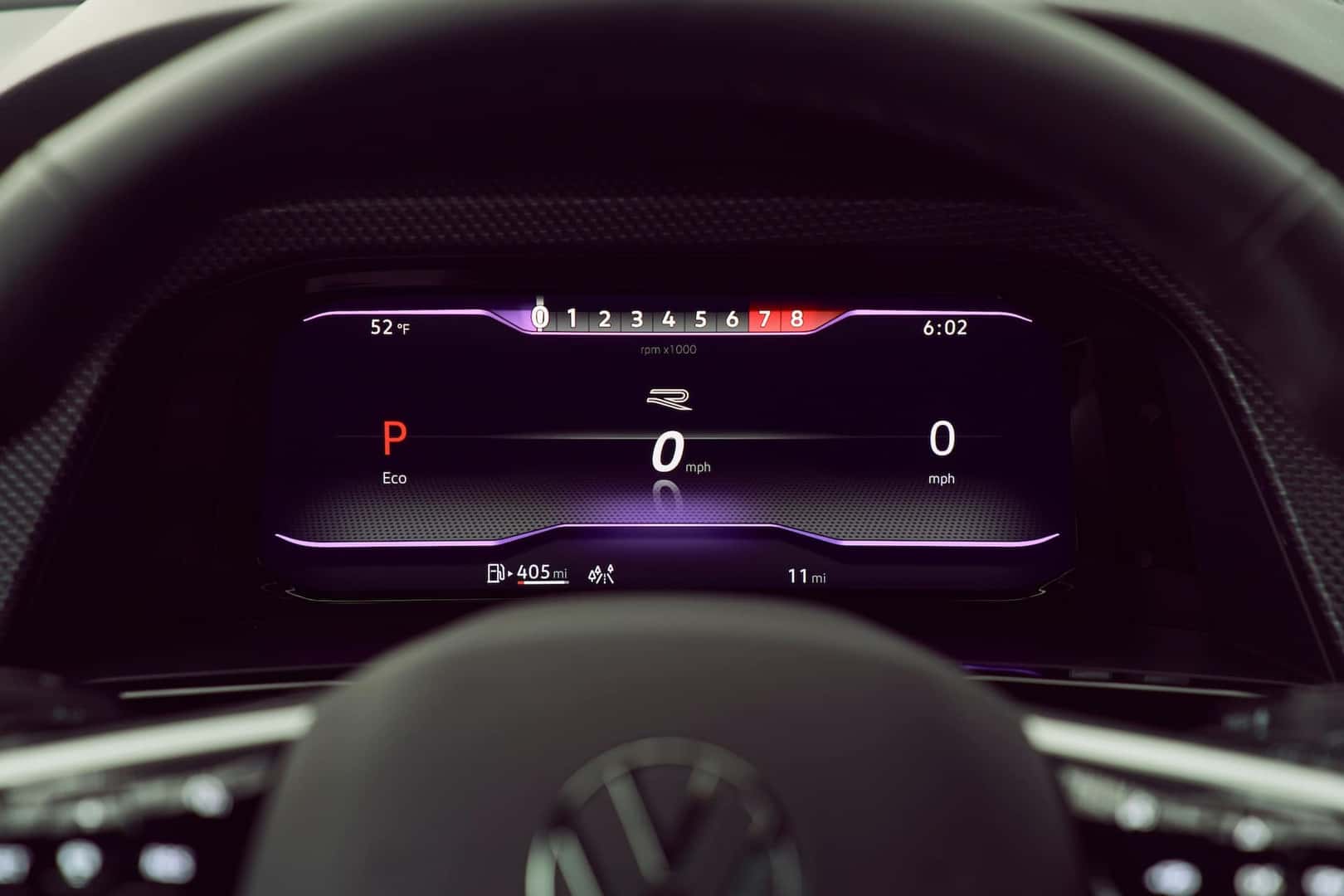 VW CrossSport Interior Dash and Odometer