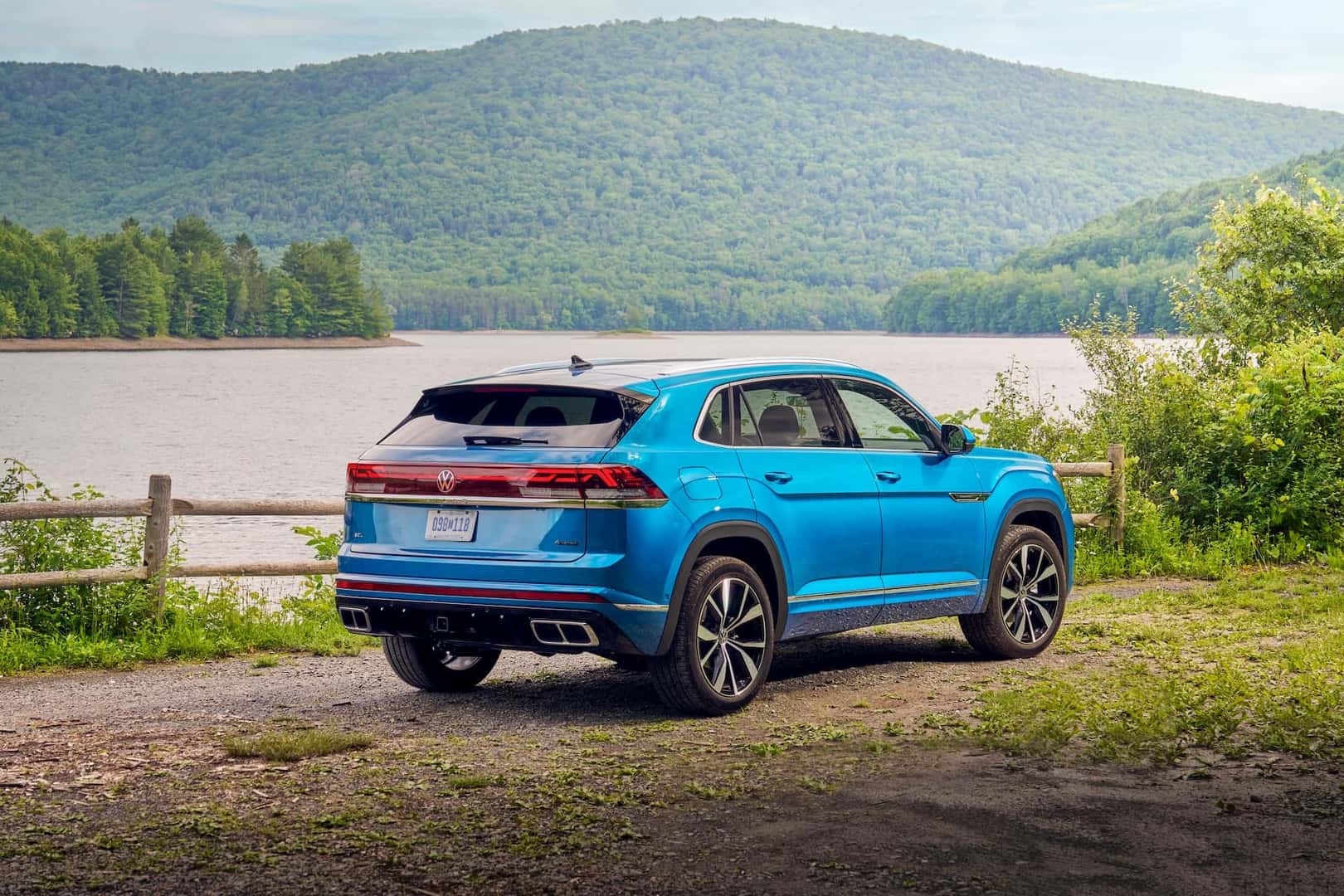 VW CrossSport Rear Profile View