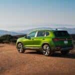 2026 Volkswagen Taos Driver Side and Rear Profile